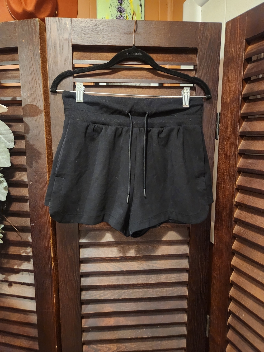 Old Navy Black High-Waist Drawstring Shorts